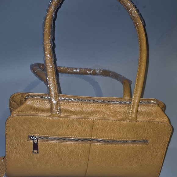 Bostanten Otilia Brown Leather Shoulder Bag for Women - Picture 7 of 11